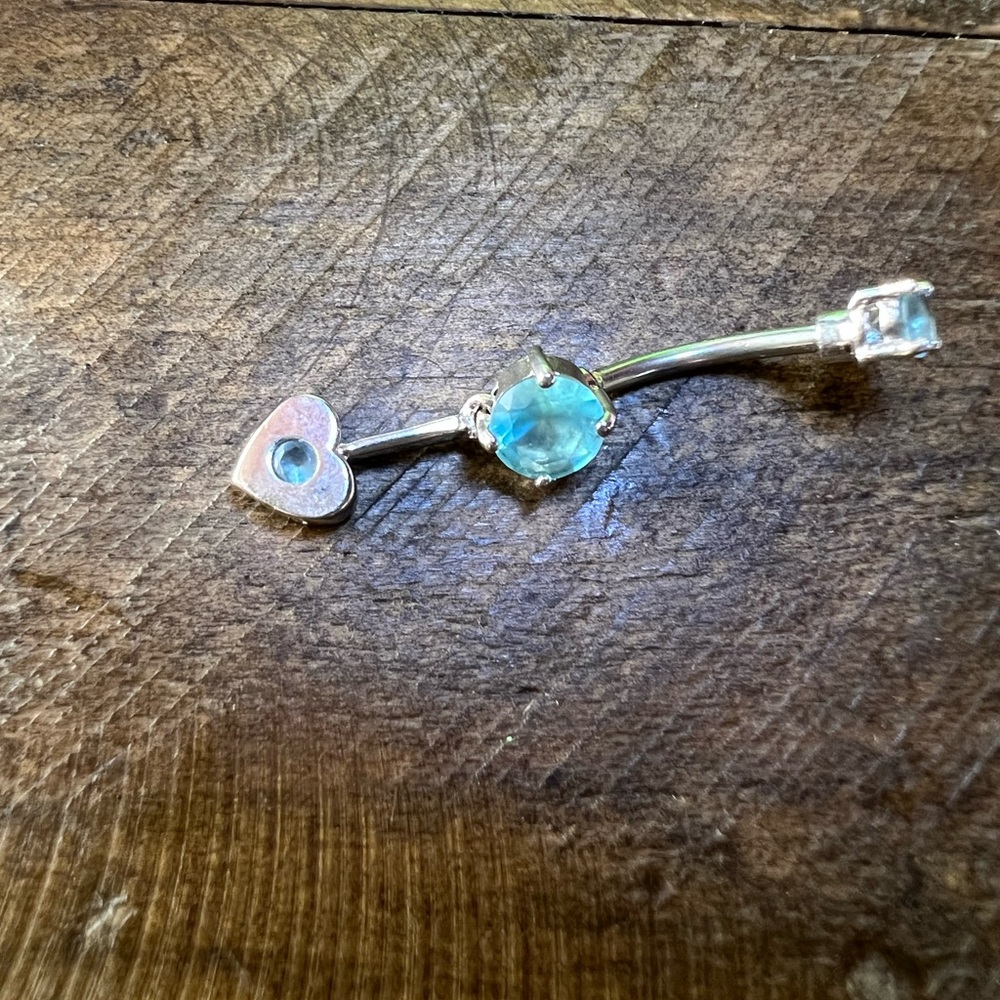 Heart belly ring